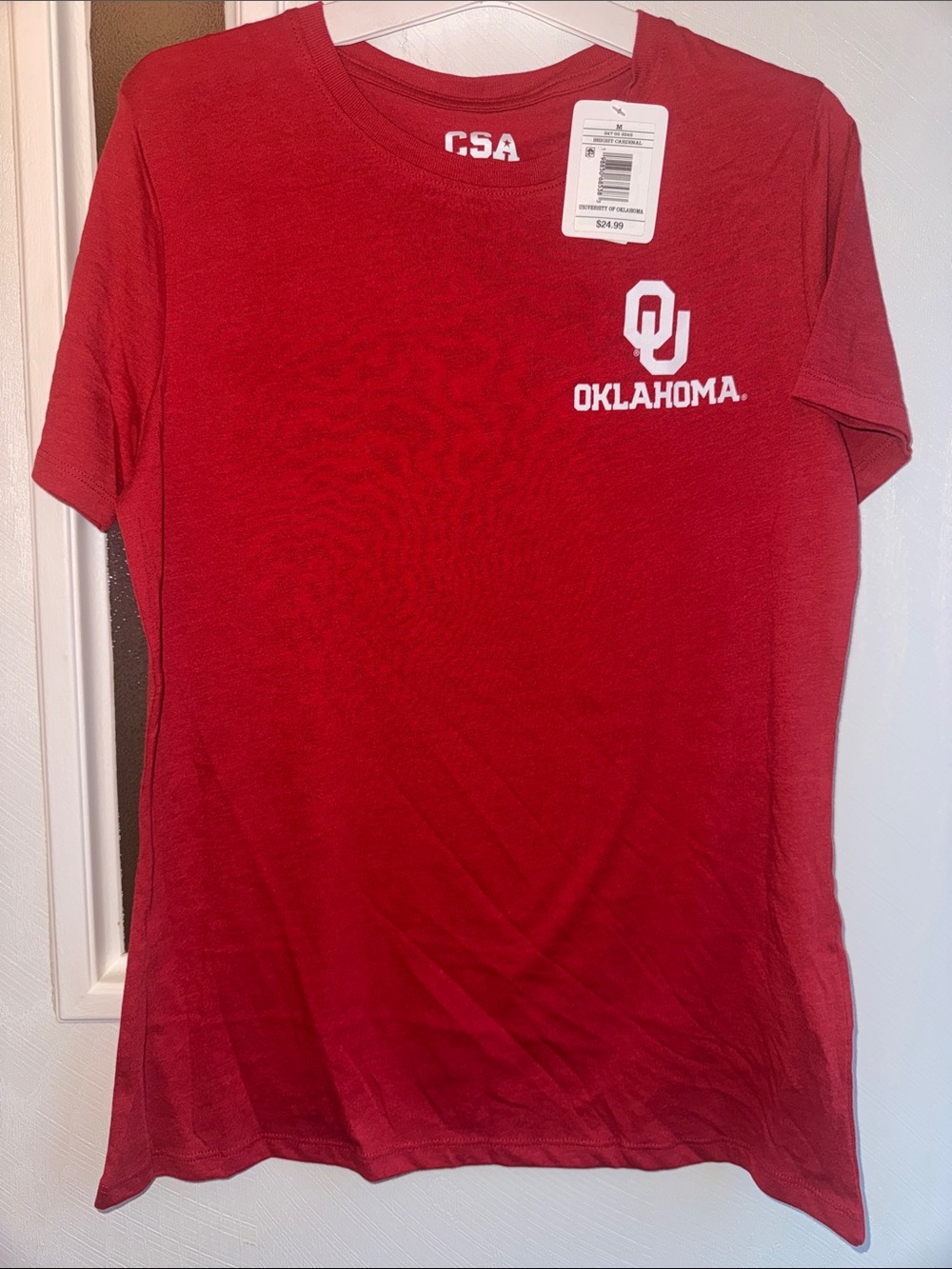 Oklahoma Crimson Short-Sleeve Women's Tee by GSA